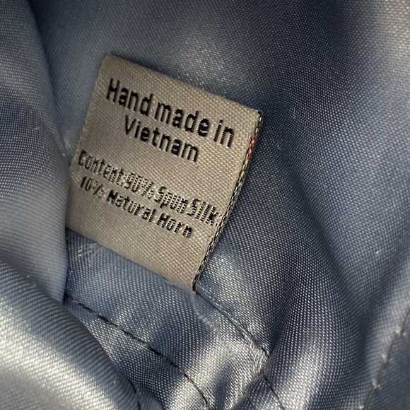 Mad by design silk and horn purse - Picture 3 of 8